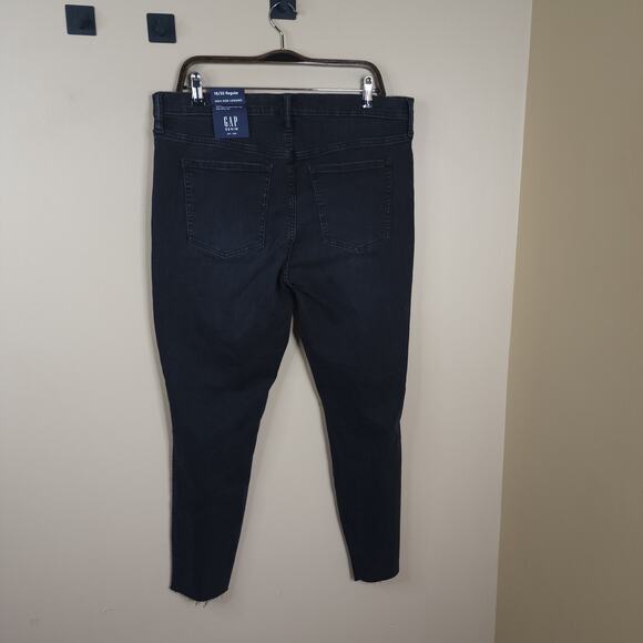 GAP Women's High Rise Legging Jeans in Black Size 16 - Picture 6 of 11